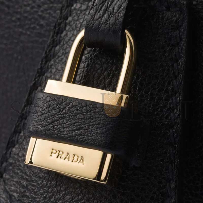 PRADA OUVERT LARGE LEATHER TOTE BAG 1BG661 (32*18.5*13cm)